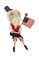 Gallerie II 15" Gathered Traditions Samuel Liberty Patriotic Decorative 4th of July Display Figure